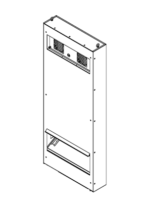 的映像 Climays CE - Exchanger air-water 10 to 15KW - 3D CAD