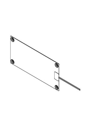이미지 ClimaSys CR - CRS heater 25W 130x250mm - 3D CAD