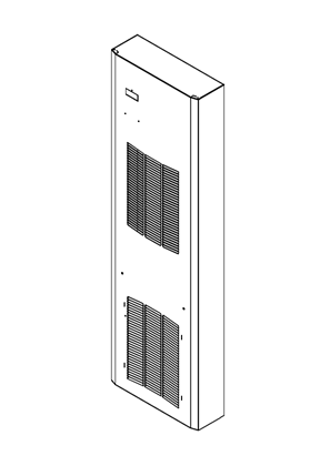 的映像 ClimaSys CU - Cover f/Surface Mounting Slim - 3D CAD