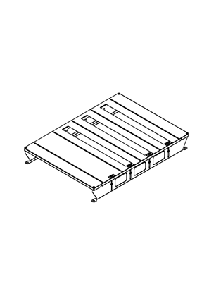 的映像 PanelSeT CRN - Modular chassis DLM type for PanelSeT WM enclosure 84 modules H800xW600mm - 3D CAD