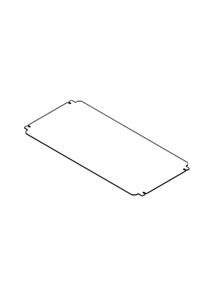 Image of PanelSeT SBM - Metal mounting plate 300x600 - 3D CAD