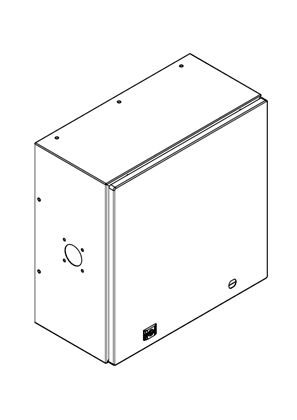 Image of PanelSeT S3CM - HMI enclosure - H500xW500xD250 mm - 3D CAD
