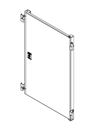 的映像 PanelSeT S3D CRN S3X - H600xW400 - Internal door - 3D CAD