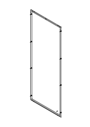 的映像 Spacial SM - 5G 19" conf plain door - 3D CAD