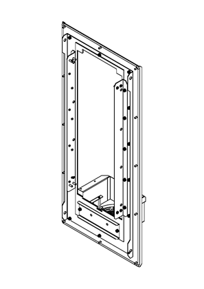 的映像 PanelSeT SM - VSD flush mounting kits - Size 5 - 3D CAD
