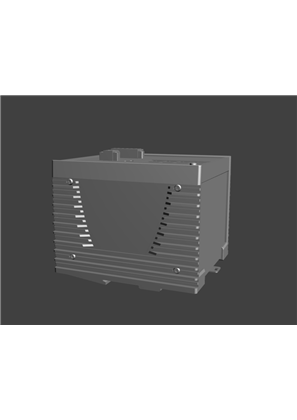 的映像 Modicon PoE Managed Switch 8GE-TX - Ext Temp_3D & 2D CADs