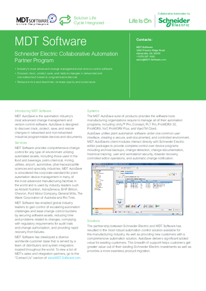Image of CAPP - MDT Software Brochure