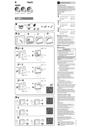 Image de Merten Quick Home Connect Kit - Installation leaflet