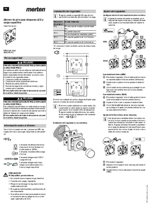Imagen de Dimmer de giro LED y carga capacitiva-Guía del usuario