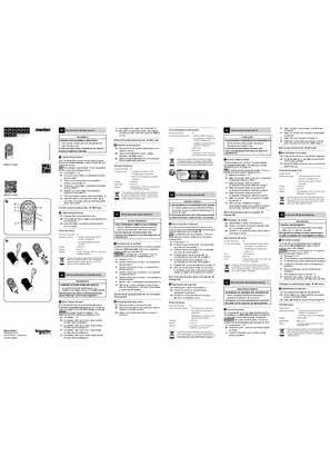 的映像 IR universal remote control-Instruction Sheet