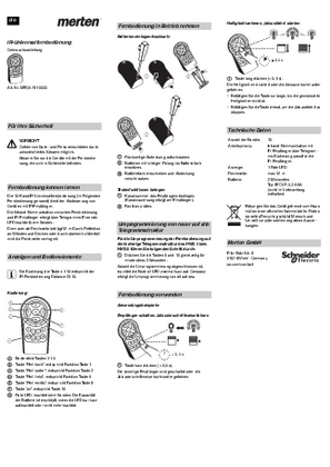 Bild von Infrarot-Universal-Fernbedienung-Bedienungsanleitung