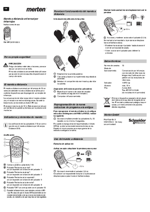 Imagen de Control remoto universal IR-Guía del usuario