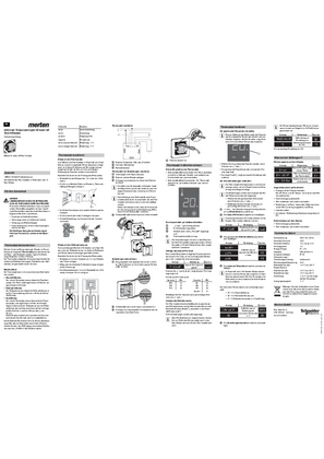 Bild von Universal Temperaturregler Einsatz mit Touch-Display, MEG5775-000/MTN5775-0000, Bedienungsanleitung