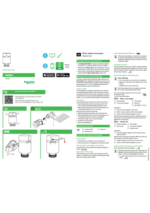Image of Wiser- Radiator Thermostat-Operating instructions (EN)