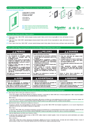 Imagem de INSTRUCTION SHEET COVER FRAME ORION CLASS