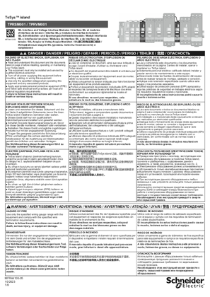 Image of TeSys island SIL Interface and Voltage Interface Modules - Instruction Sheet