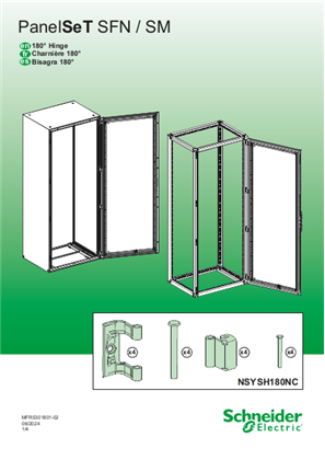 的映像 PanelSeT SFN/SM - 180° Hinge - 说明页