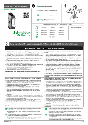 Image of PowerLogic Analog I/O option module