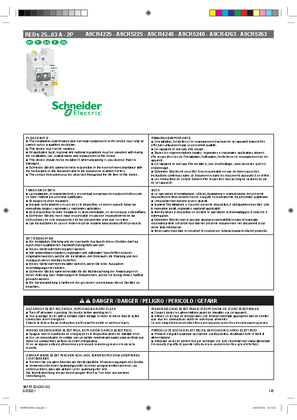 Image de Acti9 REDs 25 ... 63 A - 2P - Fiche d'instructions