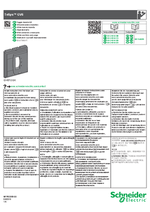 Imagen de TeSys GV6 - Kit de mando maneta