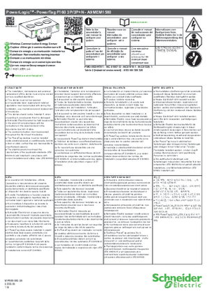 的映像 A9MEM1580 - PowerTag Energy F160 - 说明页