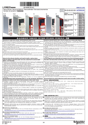 Image of Lexium 62 ServoDrive, Instruction Sheet