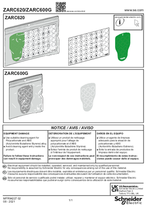 Hình ảnh của Harmony Pocket Remote - Predefined label cover, Instruction Sheet (EN)