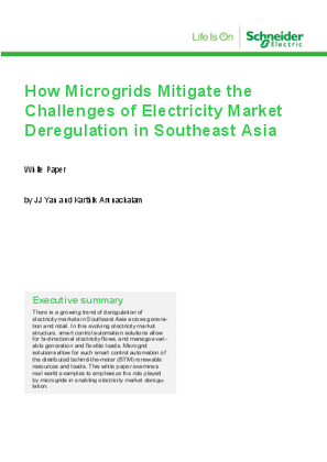 Bild von How Microgrids Mitigate the Challenges of Electricity Market Deregulation in Southeast Asia