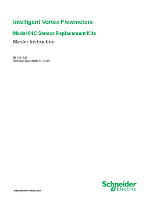 صورة Model 84C Intelligent Vortex Flowmeter Sensor Replacement Kits