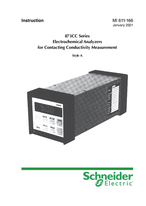Image of 873CC Series Electrochemical Analyzers for Contacting Conductivity Measurement Style A