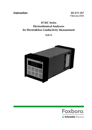 Image of 873EC Series Electrochemical Analyzers for Electrodeless Conductivity Measurement