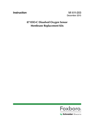 Image of 871DO-C Dissolved Oxygen Sensor Membrane Replacement Kits