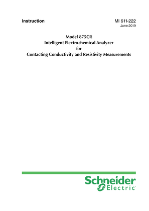 的映像 Model 875CR: Contacting Conductivity and Resistivity Measurements Master Instructions