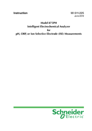 Image of Model 875PH Intelligent Electrochemical Analyzer for pH, ORP, or Ion Selective Electrode (ISE) Measurement