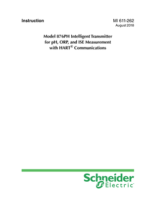 Image of Model 876PH Intelligent Transmitterfor pH, ORP, and ISE Measurementwith HART Communications