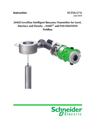 Image of 244LD LevelStar Intelligent Buoyancy Transmitter for Level, Interface and Density – HART® and FOUNDATION Fieldbus