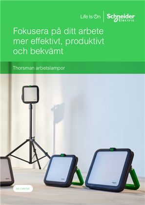 Bild av Fokusera på ditt arbete mer effektivt, produktivt och bekvämt - Thorsman arbetslampor