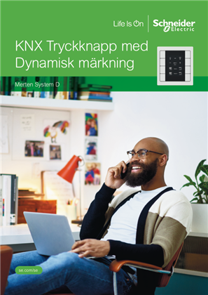 Bild av KNX Tryckknapp med Dynamisk märkning broschyr