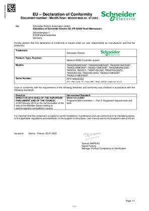 Image of MOD2019002.00_DeclarationOfConformity_TM262_TMS_TM3XHSC_signed
