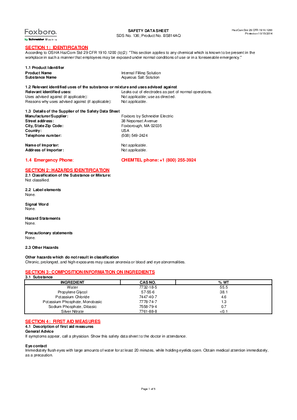 Image de Internal Filling Solution Aqueous Salt Solution Part Number BS814AQ