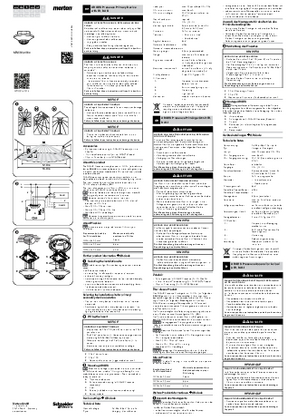 Imagen de Dispositivo primario ARGUS Presence con IR, DALI-Instrucciones de montaje