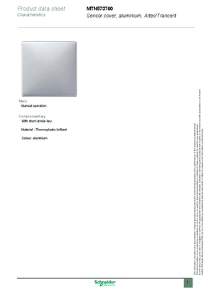 Imagen de dshe_Sensor cover, aluminium, Artec/Trancent