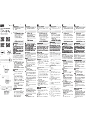 Imagen de SpaceLogic KNX Push-Button Interface Basic/Pro-Secure-Instruction Sheet-EN