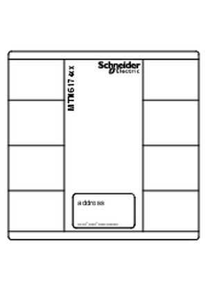 的映像 KNX MTN6174xx Dimension/Wiring/Symbol -2D CAD Drawing