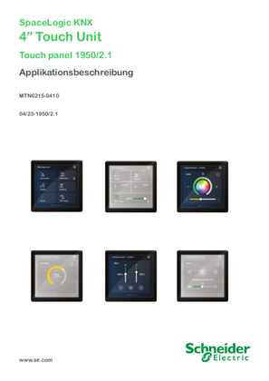 Bild von SpaceLogic KNX 4” Mini Touch