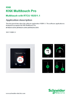 Immagine di KNX- Multitouch Pro-ETS Software Description (EN)