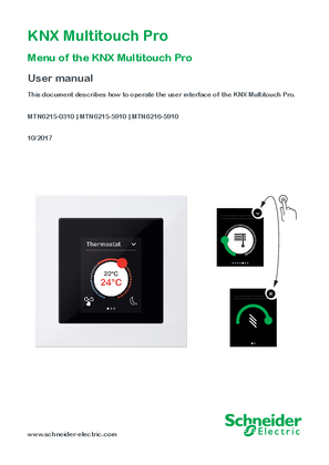 Image of KNX- Multitouch Pro-Operating instructions (EN)
