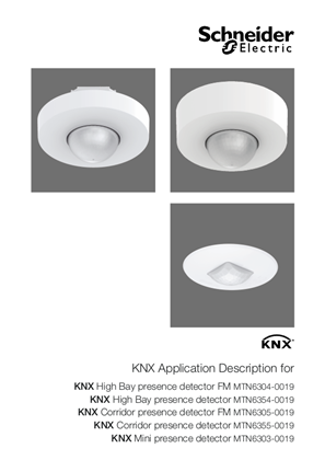 的映像 KNX- Presence Detector High Bay/Corridor/Mini-ETS Software Description (EN)