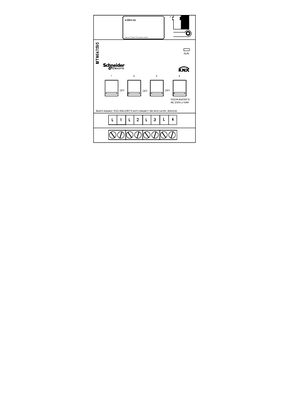 的映像 KNX MTN647595 Dimension/Wiring/Symbol -2D CAD Drawing