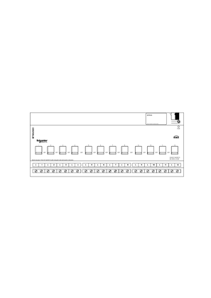 Image of KNX MTN648495 Dimension/Wiring/Symbol -2D CAD Drawing